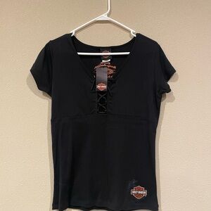 Harley-Davidson Black Women's Top